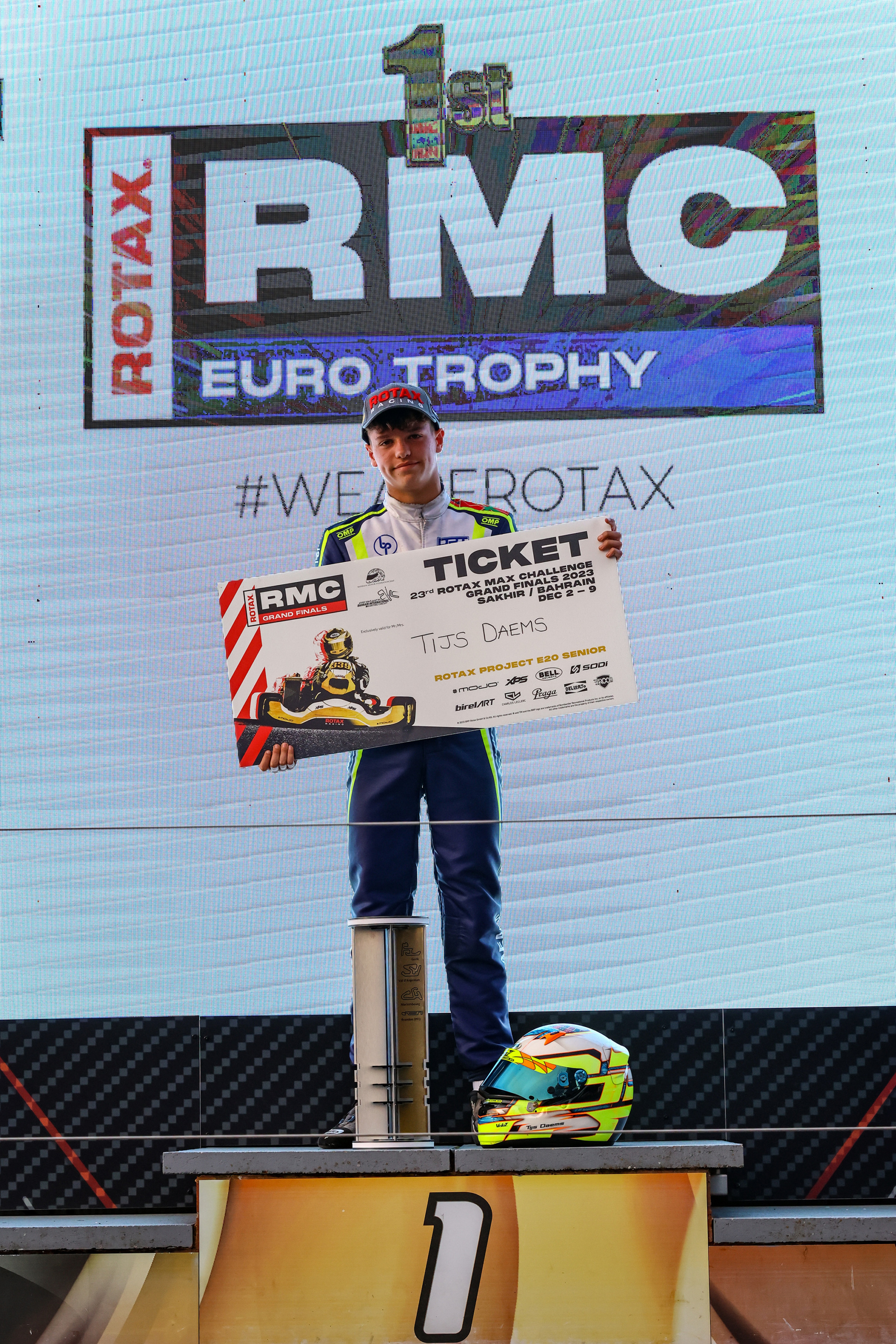 Rotax Racing RMCET Rd4 Podium E Kart Senior Final2