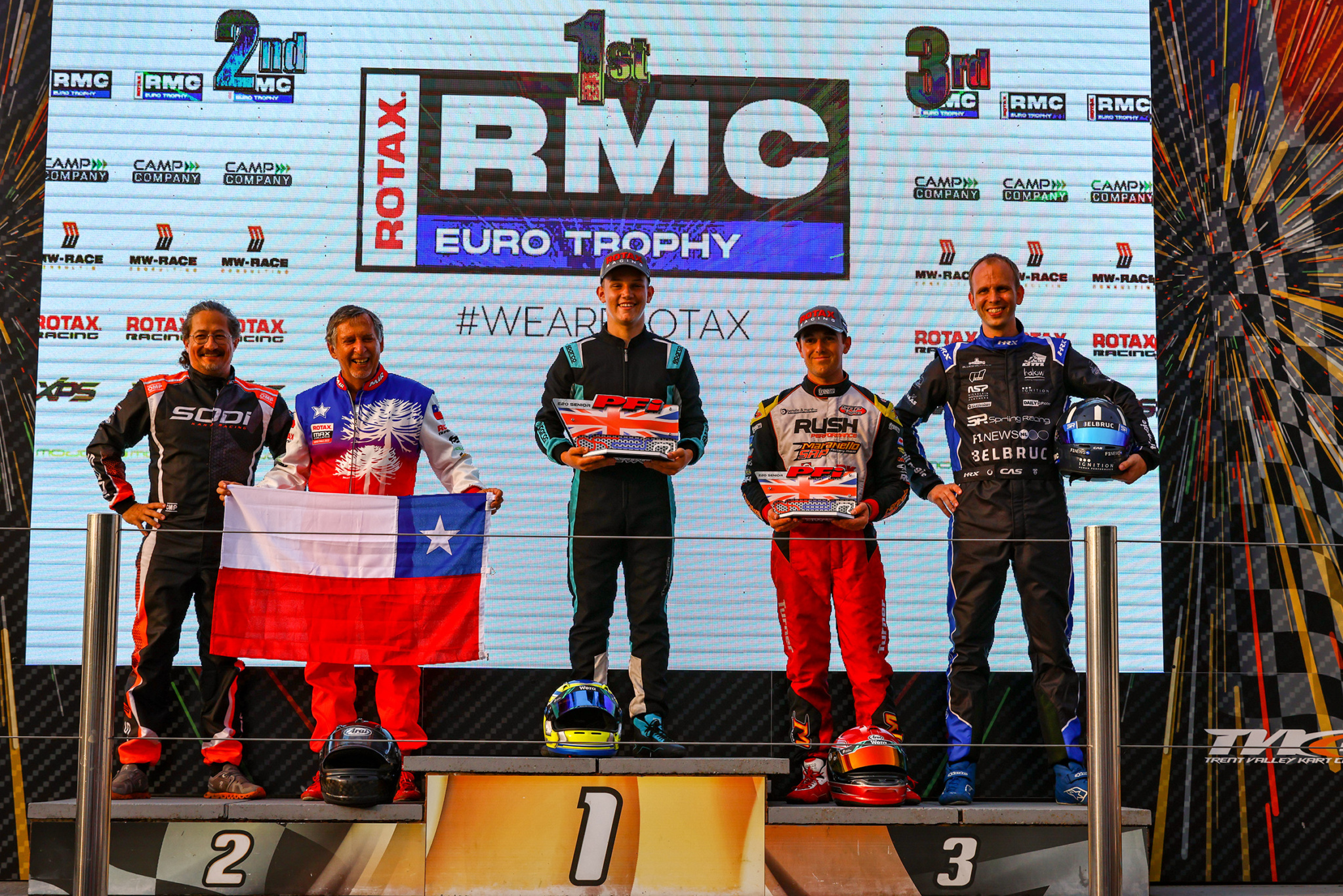 Rotax Racing RMCET Rd4 Podium E Kart Senior Masters