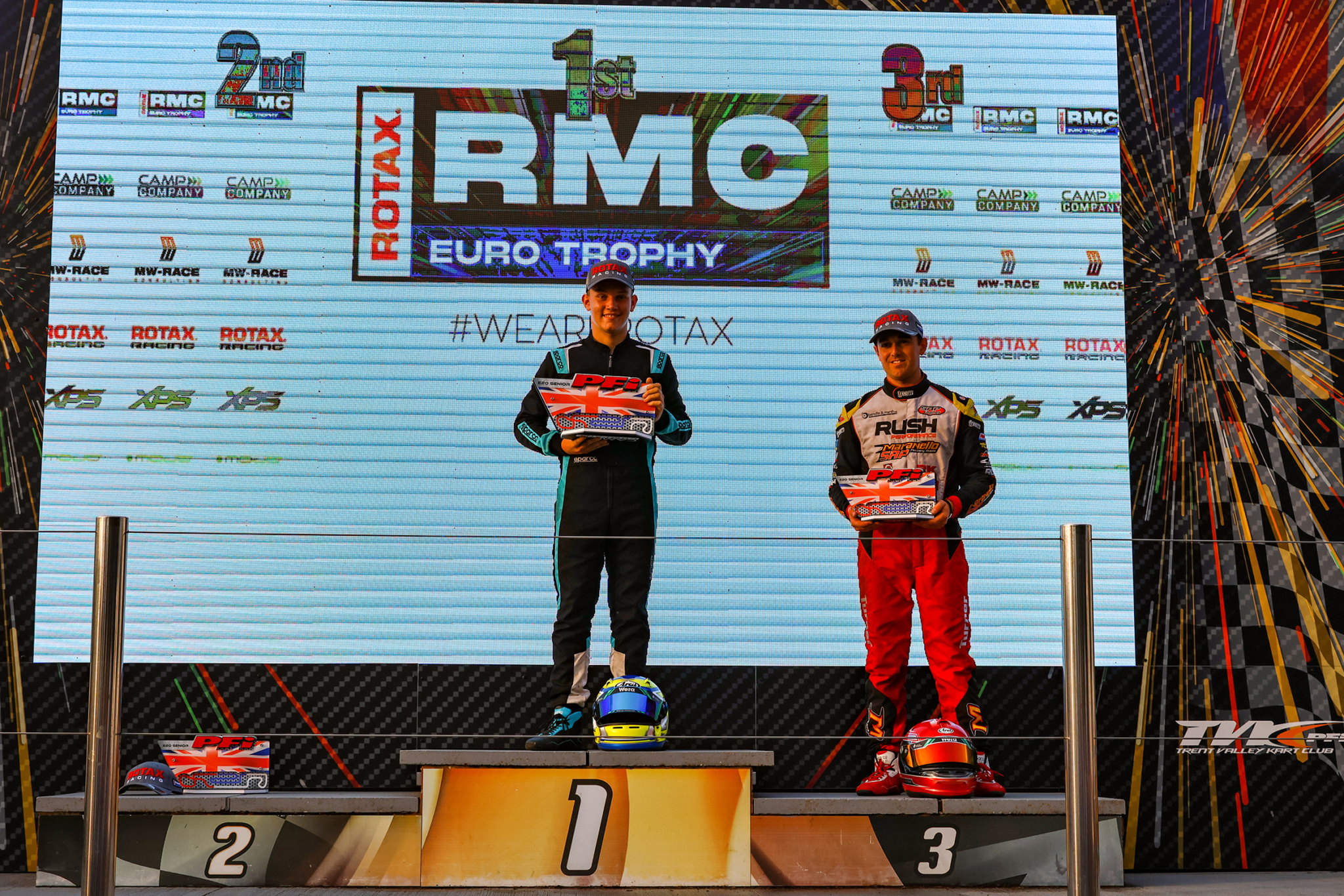 Rotax Racing RMCET Rd4 Podium E Kart Senior