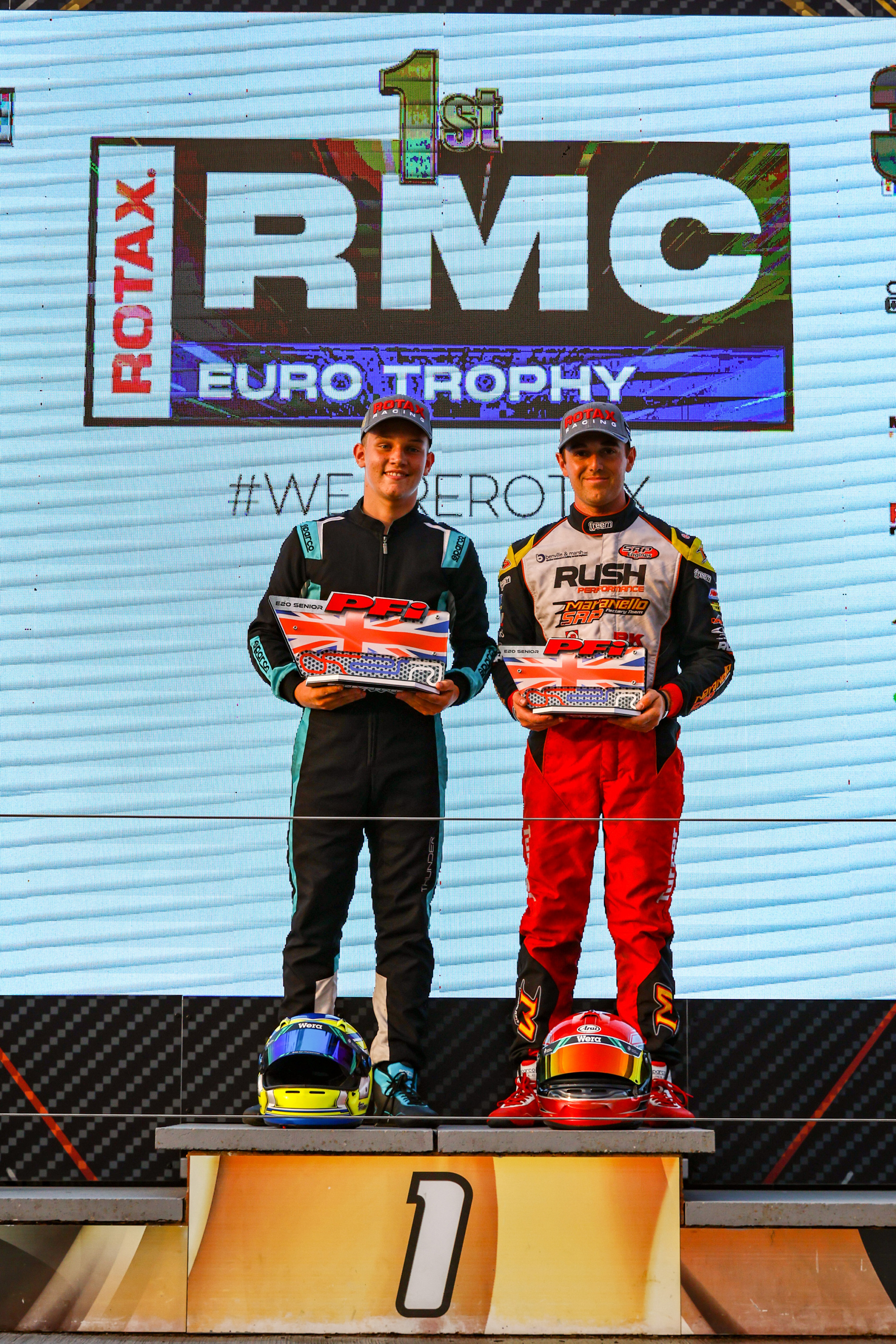 Rotax Racing RMCET Rd4 Podium E Kart Senior1