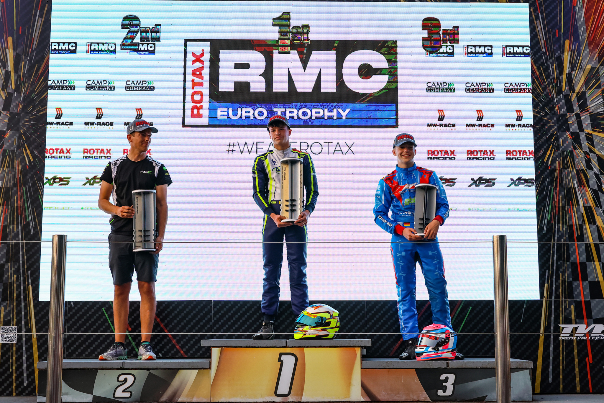 Rotax Racing RMCET Rd4 Podium E Kart Senior Final