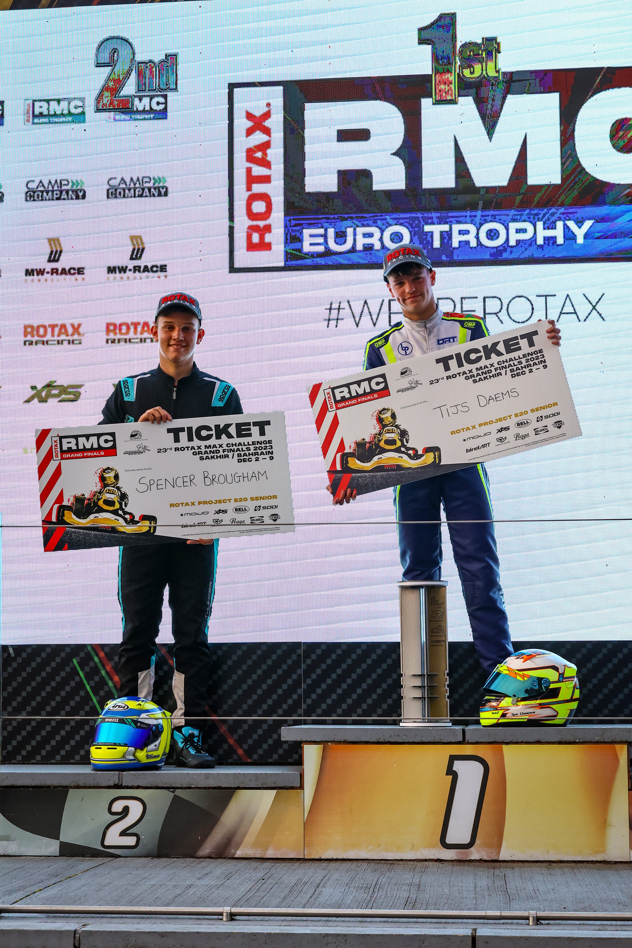 Rotax Racing RMCET Rd4 Podium E Kart Senior Final3