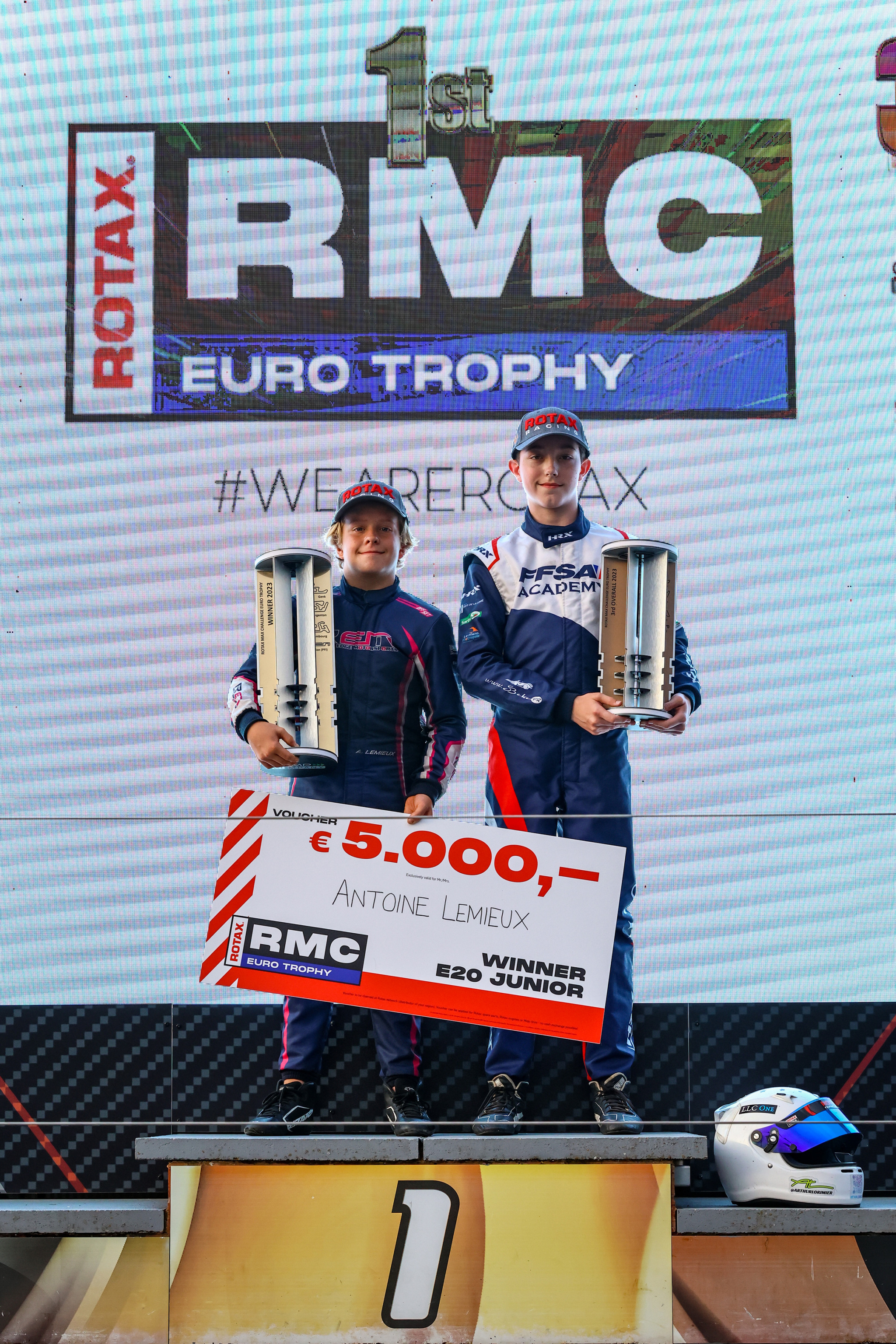 Rotax Racing RMCET Rd4 Podium E Kart Junior Final3