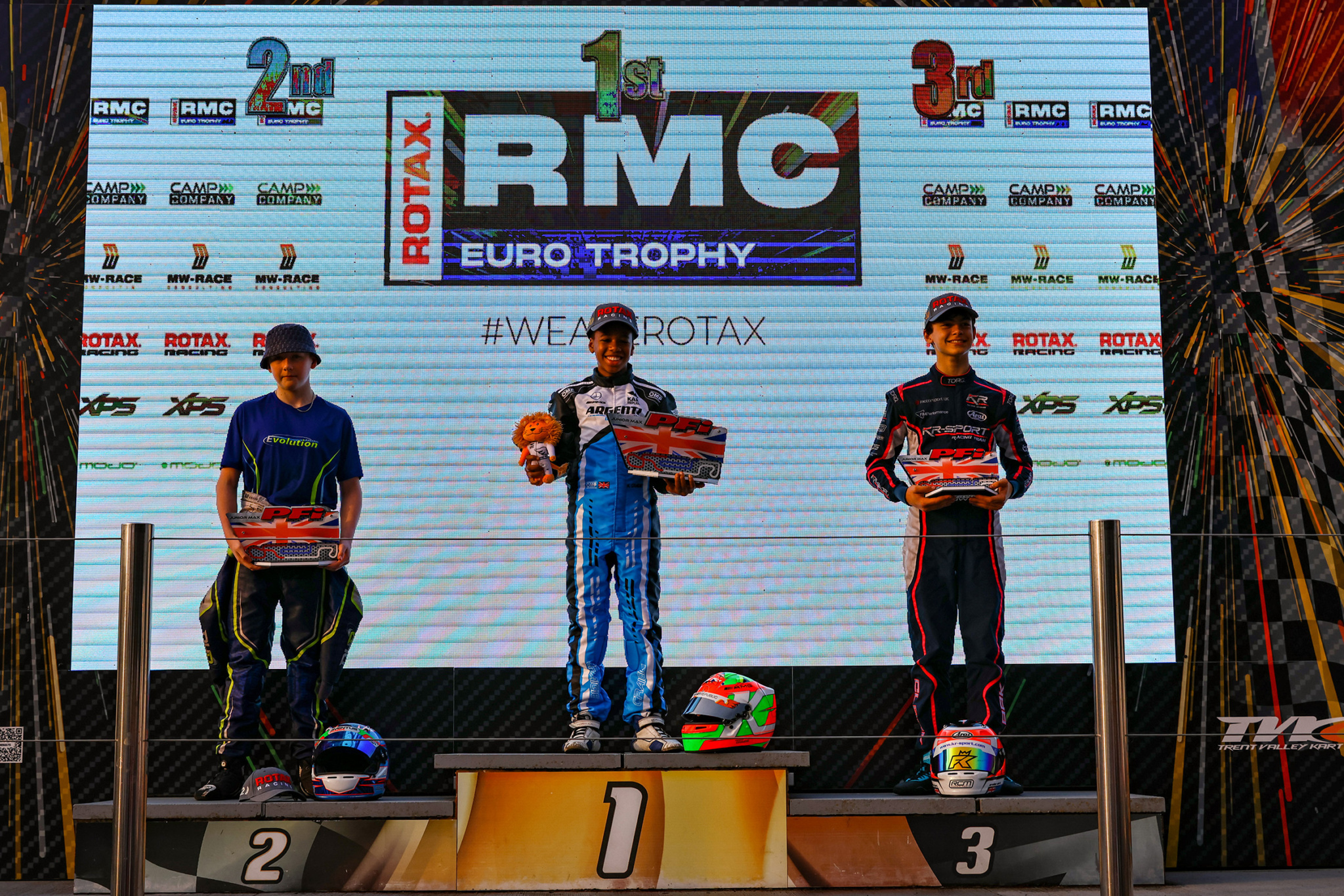 Rotax Racing RMCET Rd4 Podium Junior1