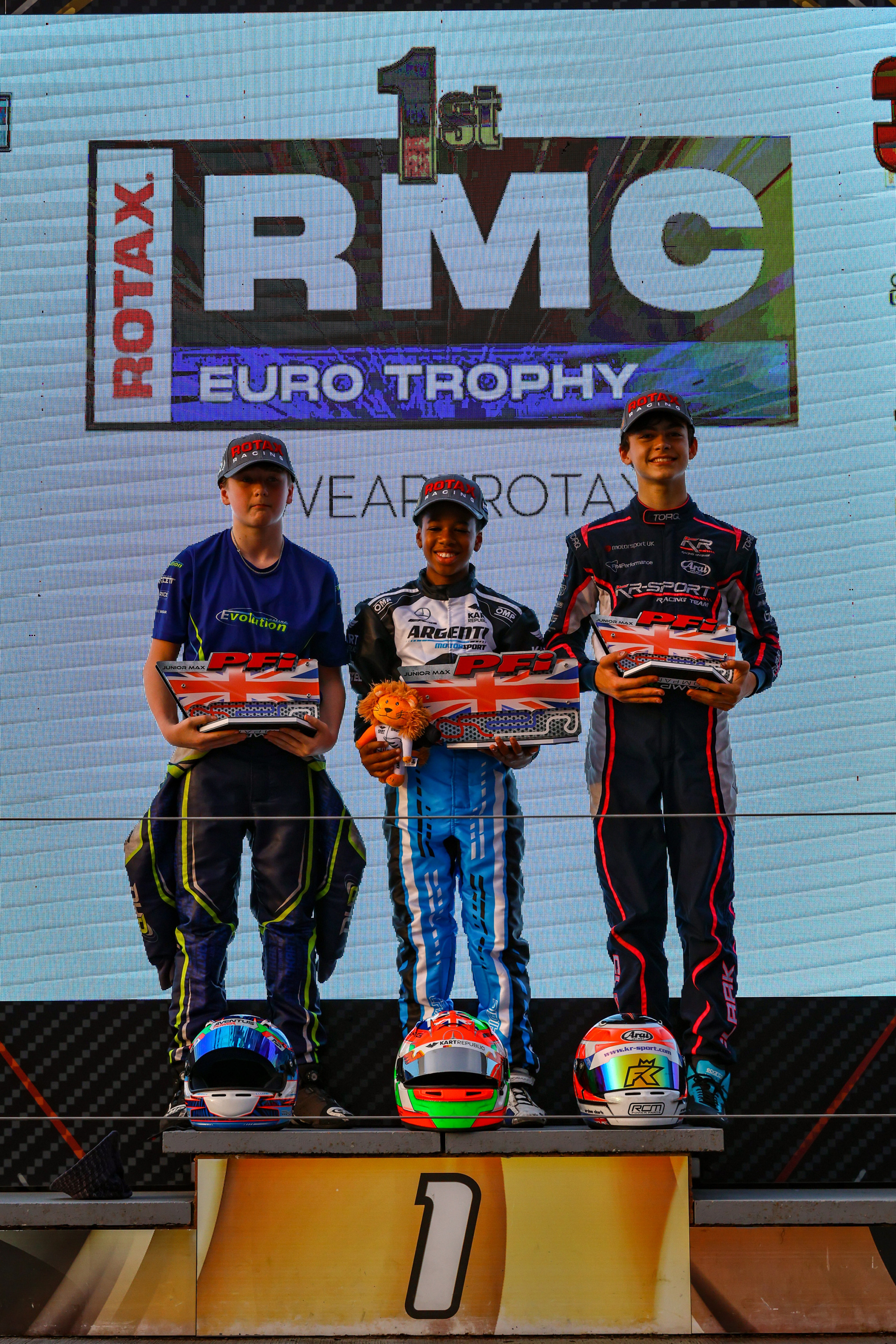 Rotax Racing RMCET Rd4 Podium Junior2