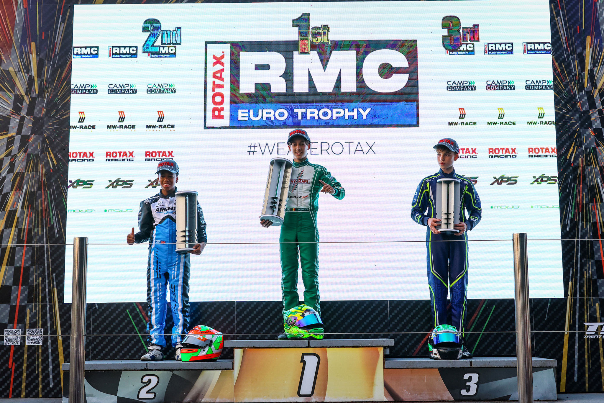 Rotax Racing RMCET Rd4 Podium Junior Final