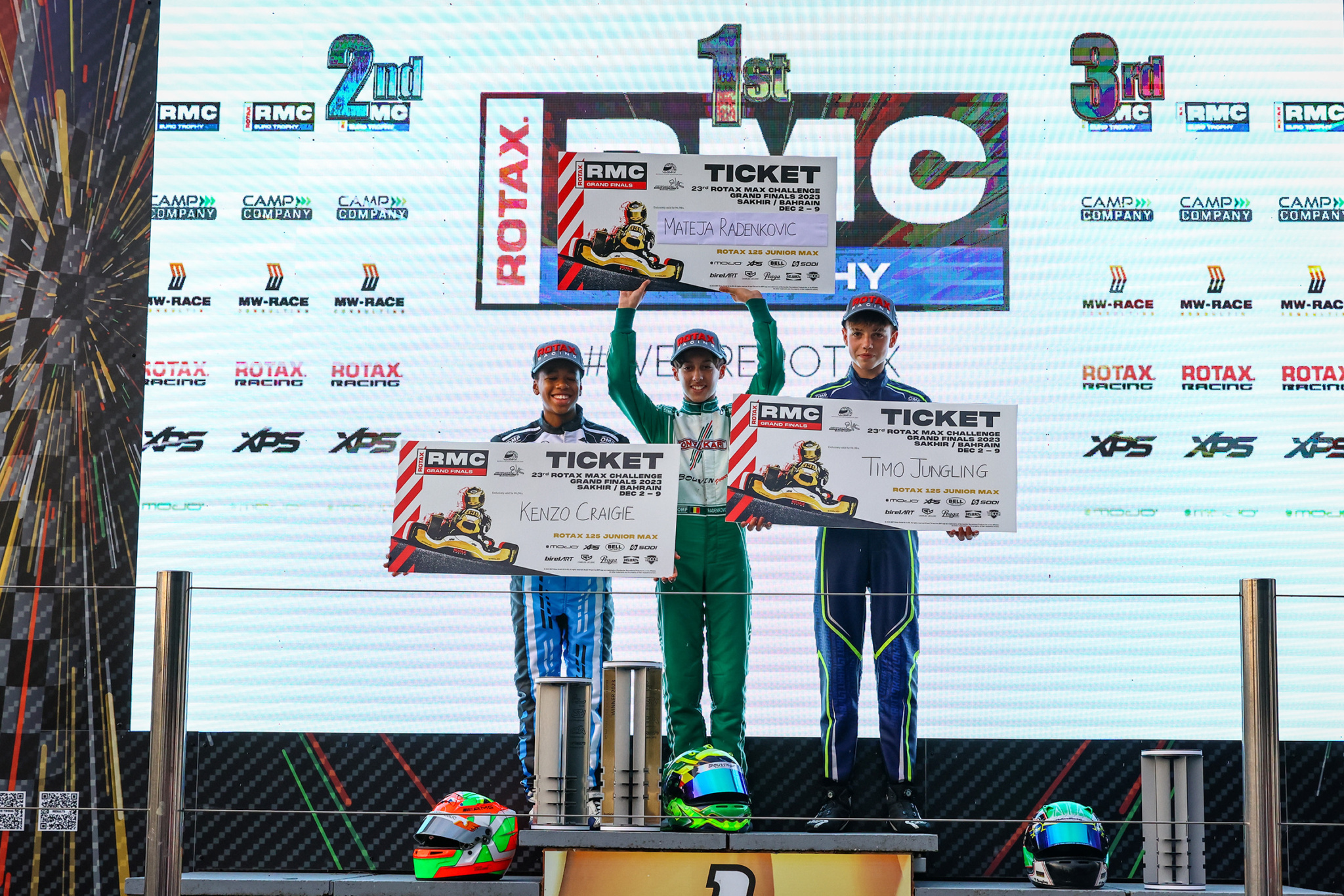 Rotax Racing RMCET Rd4 Podium Junior Final1