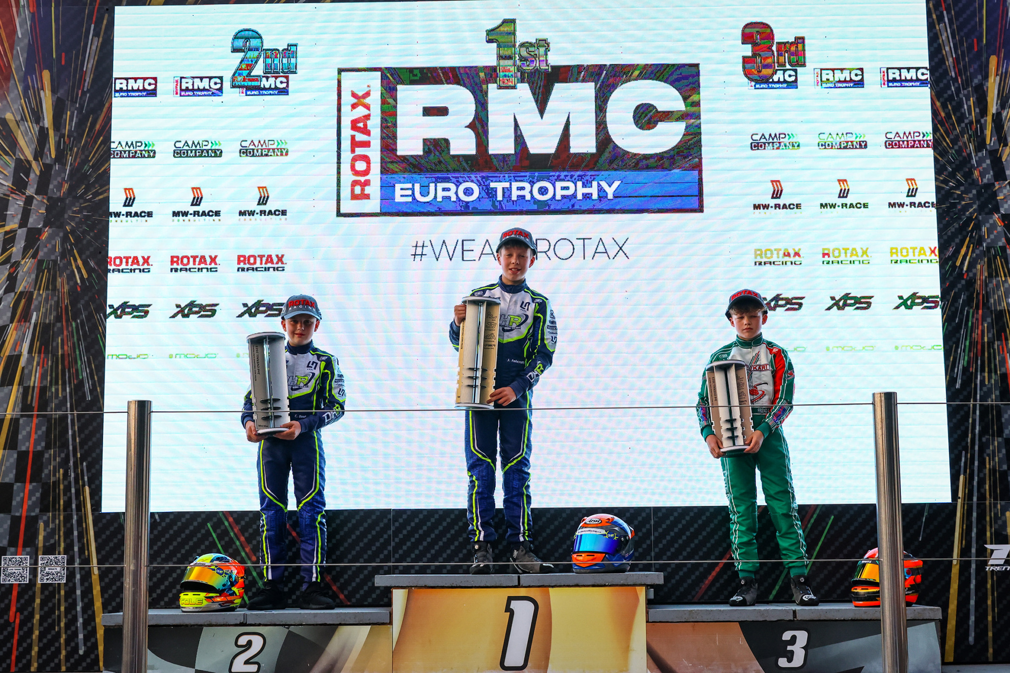 Rotax Racing RMCET Rd4 Podium Mini Final1