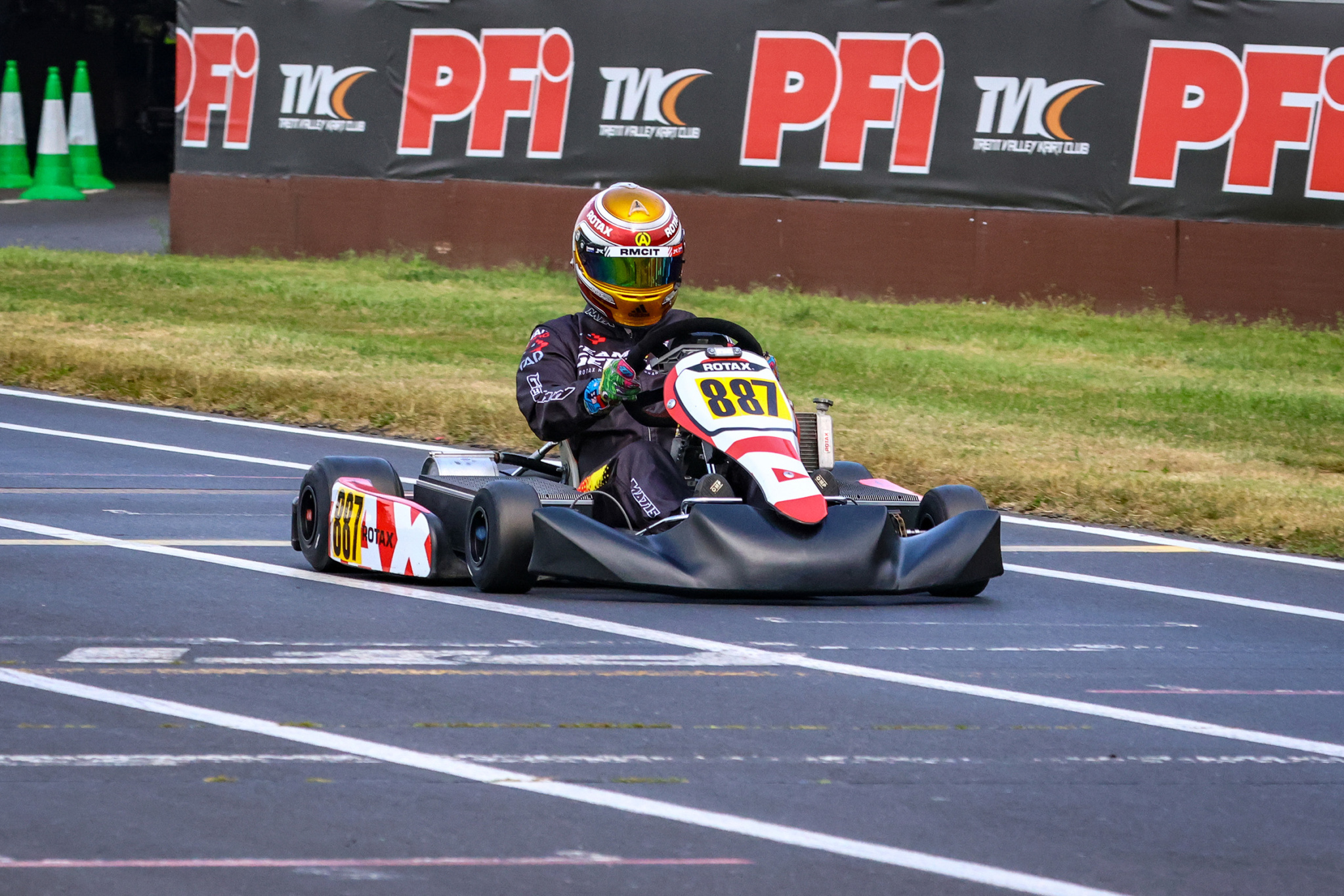 Rotax Racing RMCET Rd4 finishline E Kart Master