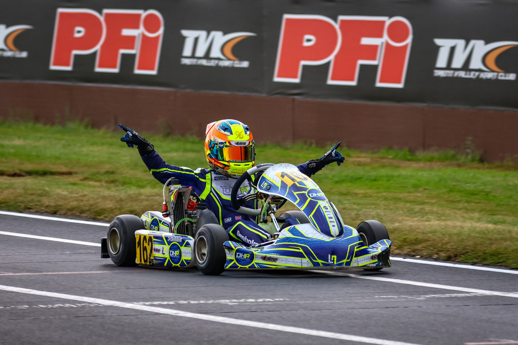 Rotax Racing RMCET Rd4 finishline Mini1