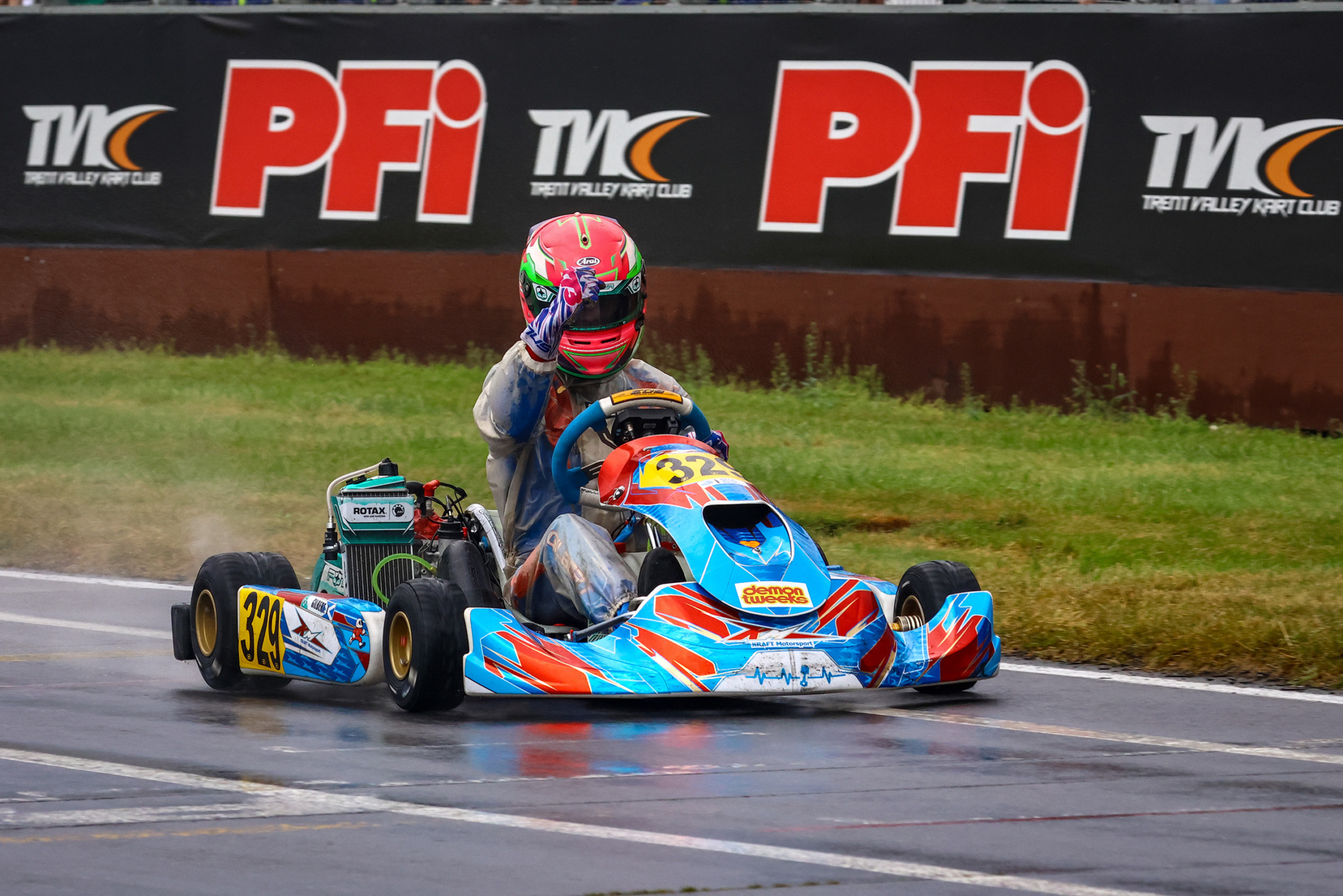 Rotax Racing RMCET Rd4 finishline Senior