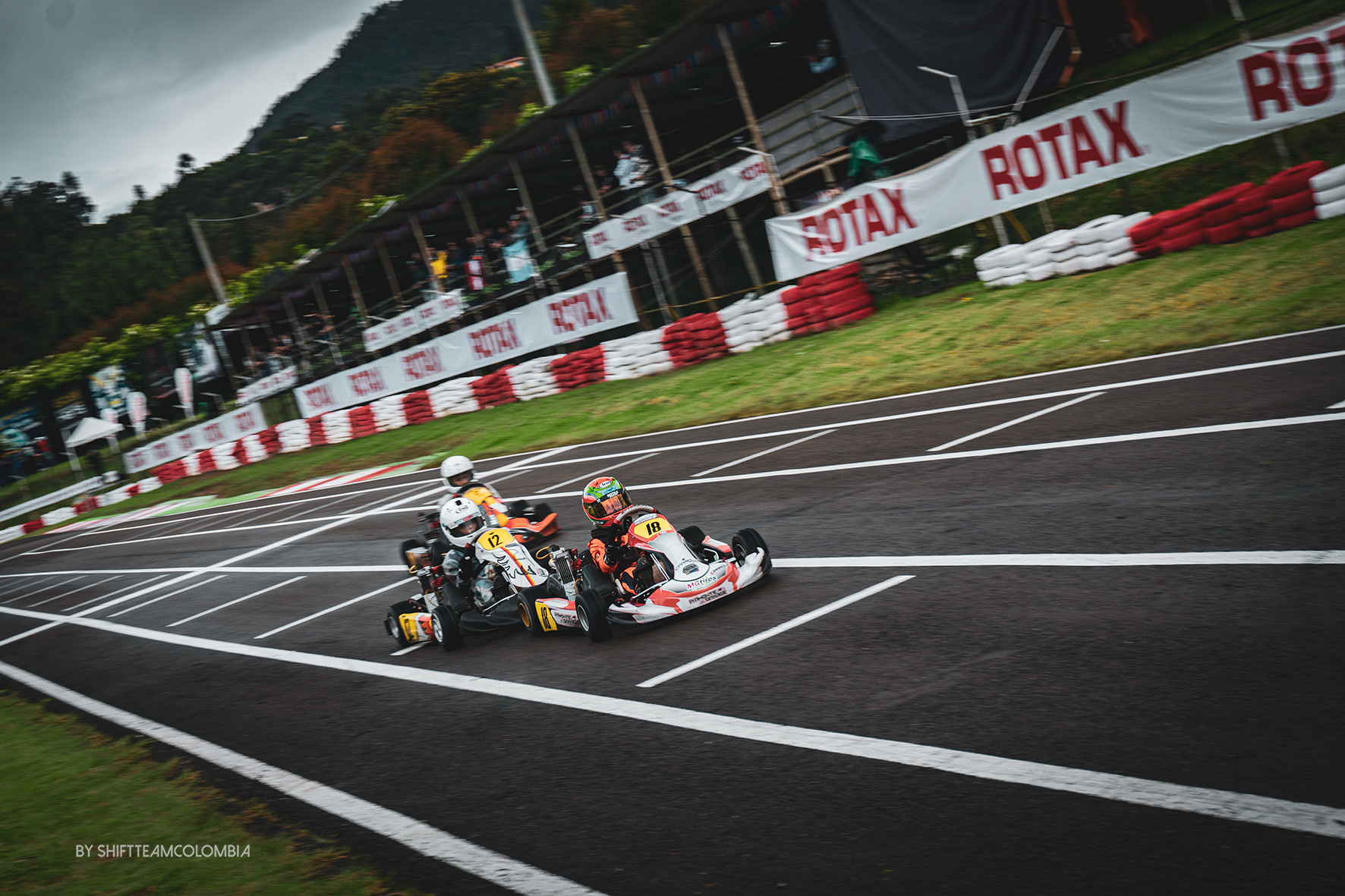 Micro MAX passing the start finish line