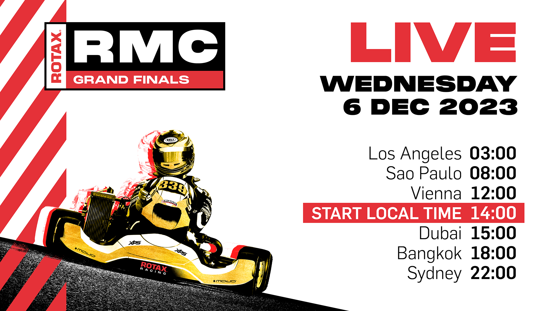 ROTAX RMCGF 2023 You Tube Channel LIVE TV 1920x1080px 06 12