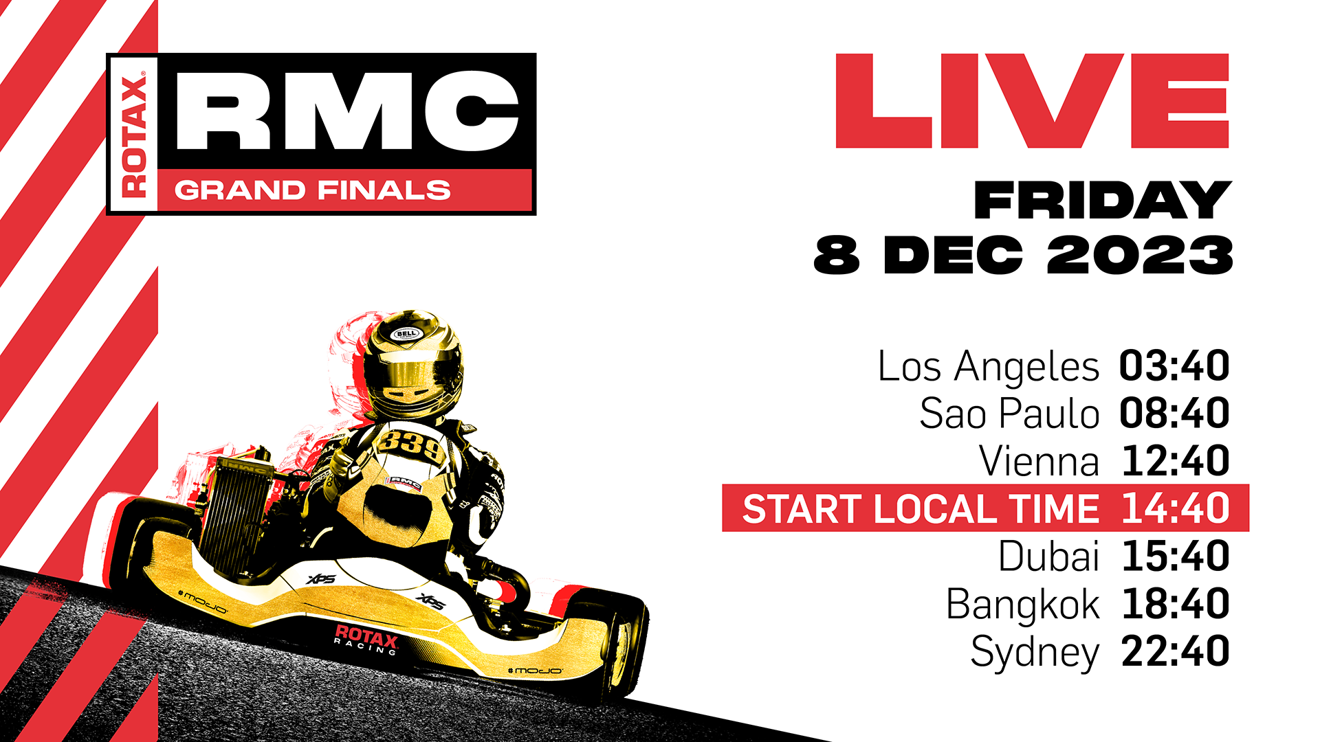 ROTAX RMCGF 2023 You Tube Channel LIVE TV 1920x1080px 08 12
