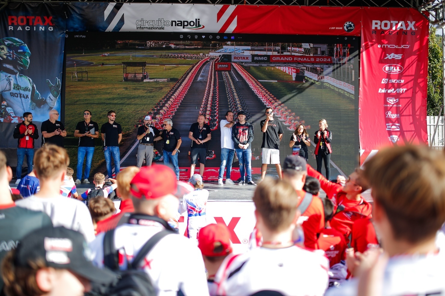 RMCGF24 20241020 Drivers enjoying the podium kick off