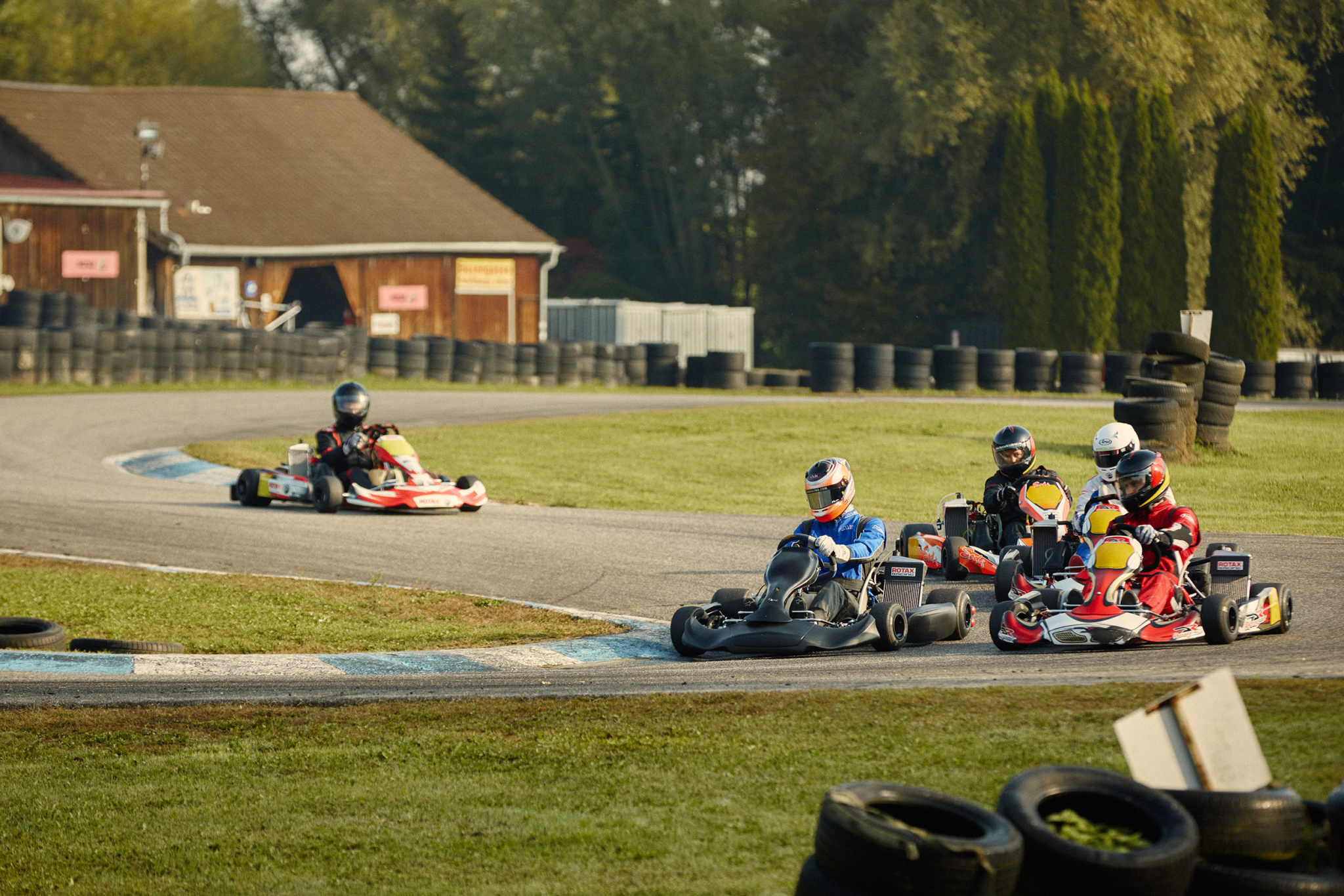 Rotax Life Several Karts on Track Clubarea