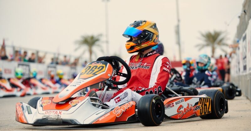 Rotax a la cabeza en la carrera del kart eléctrico