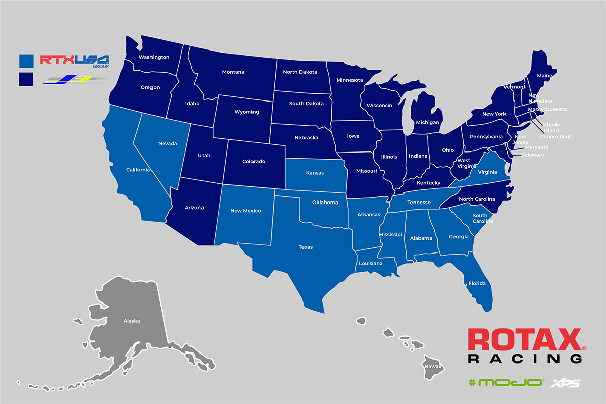 Rotax US Partner Map